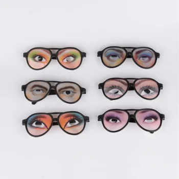 

Funny Women Men Face Glasses Kids Adults Tricky Prank Props Eye Glasses Gift Toy Halloween Party Favor