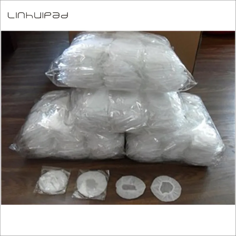 Linhuipad 5000 шт. белые нетканые гигиенические чехлы для наушников 6 см одноразовые