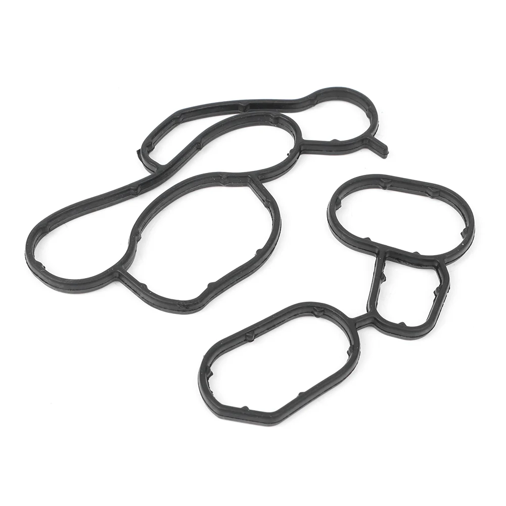NEW OIL FILTER HOUSING GASKET /& COOLER SEAL SET FOR BMW E60 E61 E90 E81 E90 E91