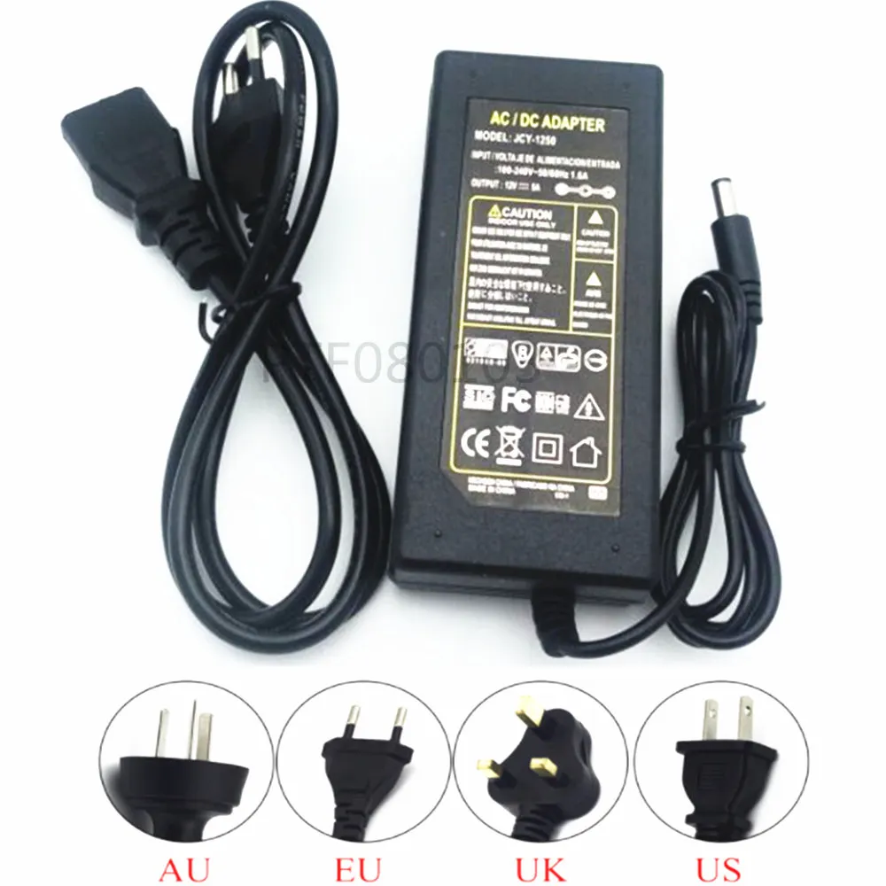 Светодиодный Питание адаптер DC5V/DC12V/DC24V 1A 2A 3A 5A 7A 8A 10A для 5V 12V 24V светодиодный полосы лампы освещения светодиодный Мощность драйвер штепсельной вилки