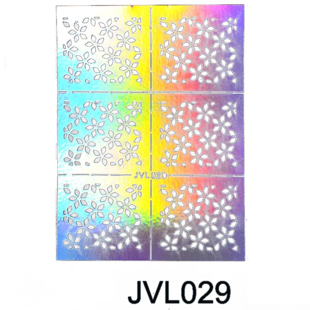 Ногтей полые наклейки-трафарет руководство по переводу шаблон различные конструкции маникюр Лак для ногтей искусство украшения двойного назначения# pl032