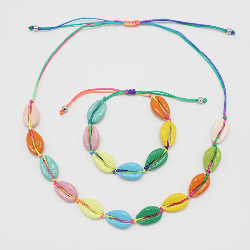 Новая мода ювелирные изделия многоцветный ручной работы Conchiglie ожерелье с раковинами воротник De Conchas заявление колье ожерелье s для женщин