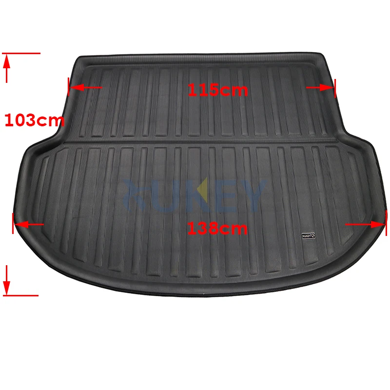 Подходит для Hyundai IX45 Santa Fe 5 мест 2013 2014 2015 2016 2017 2018 коврик заднего багажника