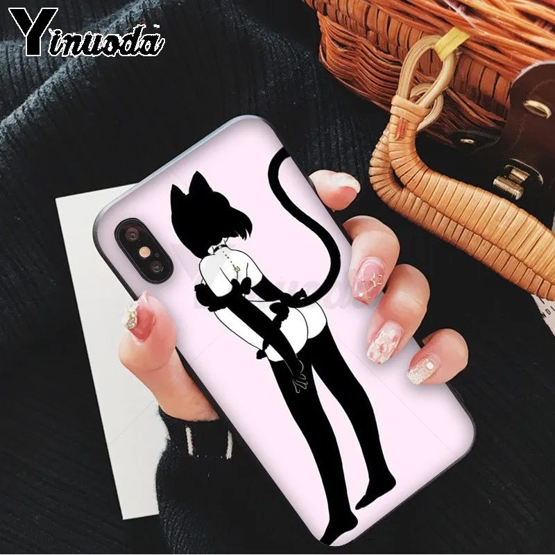 Sexy cartoon the anime kawaii Girl Cat