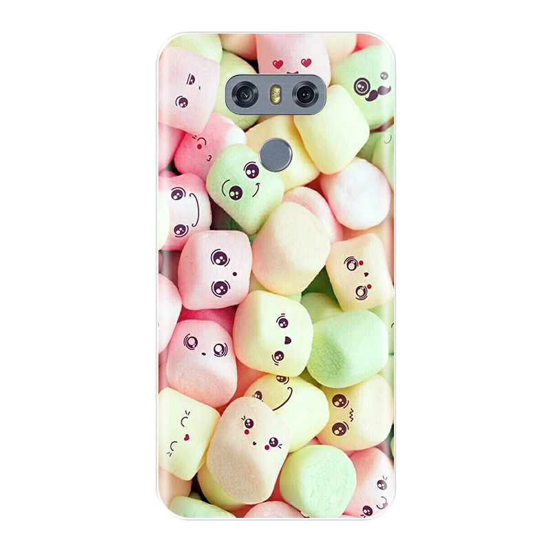 Чехол для LG G6 из мягкого силикона ТПУ с изображением милого кота чехол накладка