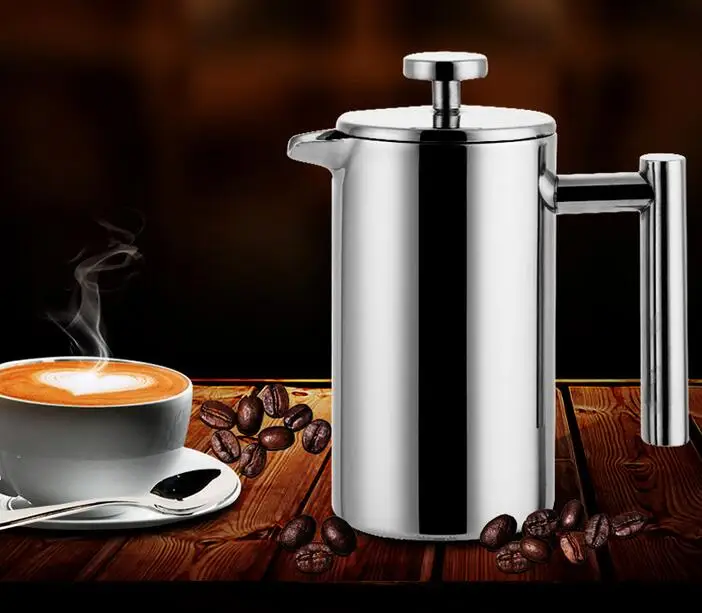 350ml Coffee Machine Cafetiere French Press With Filter Doublewall