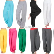 Новые Модальные штаны для йоги для женщин и девочек, Брюки Тайцзи, спортивные штаны, шаровары наивысшего качества