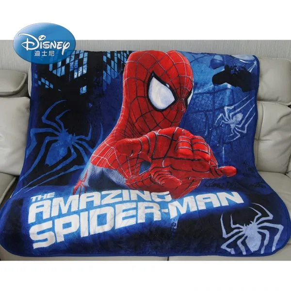 Дисней Мститель Человек-паук супер мягкое обнимающее одеяло бросок около 120x150 см для покрывало на кровать для мальчиков подарок на день рождения - Цвет: Spiderman 1