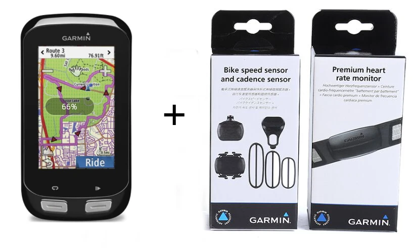 Garmin Edge 1000 сенсорный экран gps велосипедный компьютер MTB беспроводной водонепроницаемый велосипедный компьютер для Garmin Edge 200 520 - Цвет: bundle model