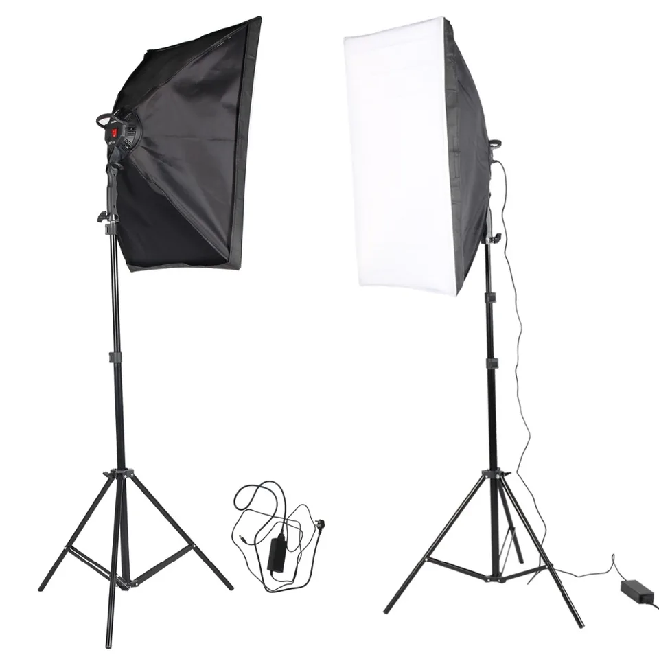Video Photo Studio Led Softbox Lighting Kits With Light Stand For Photography Fotografia Porta Retrato Dslr Led Light Box Lamp Dslr Light Led Softboxlight Dslr Aliexpress