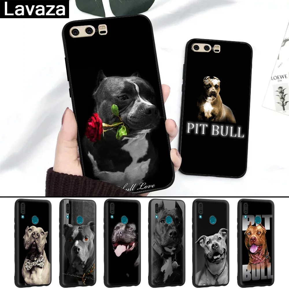 

Lavaza Pit Bull Dog Pitbulls Silicone Case for Huawei P8 Lite 2015 2017 P9 2016 Mini P10 P20 Pro P Smart 2019