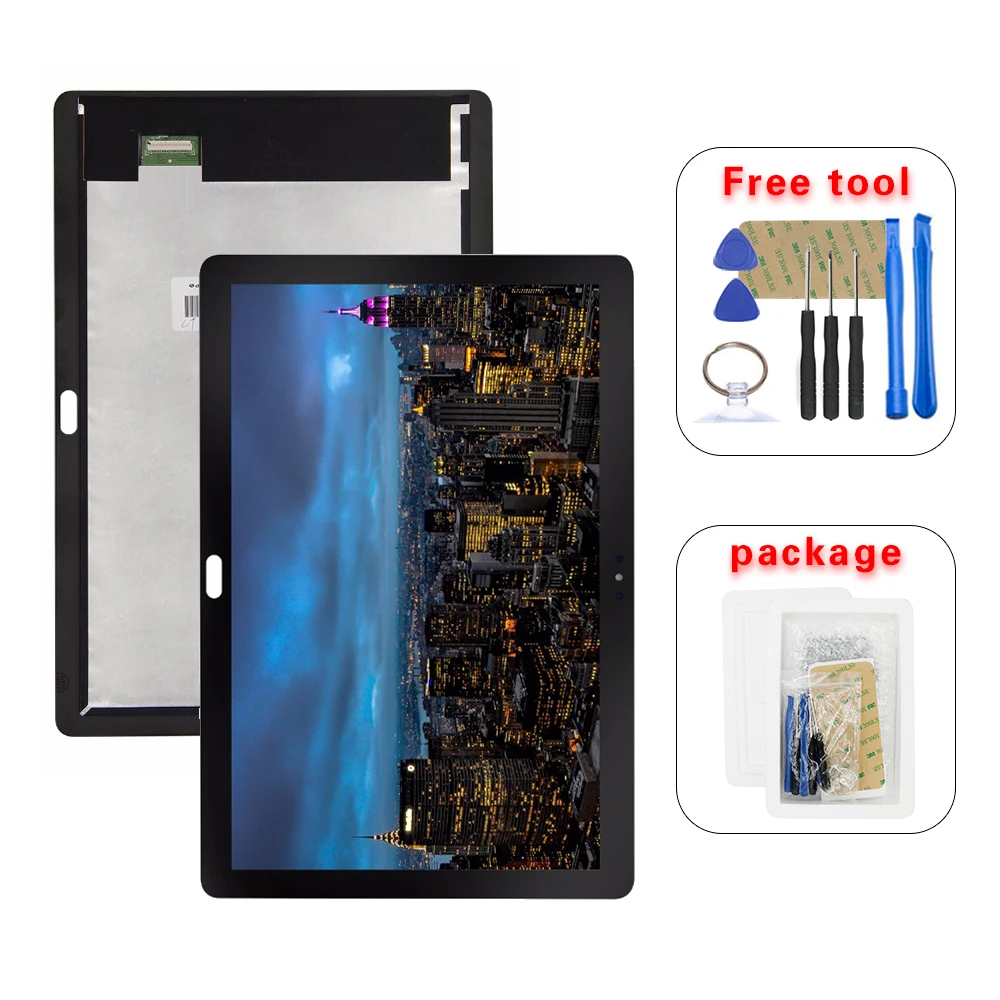 Высококачественный сенсорный ЖК-дисплей для Huawei MediaPad T5 10 дюймов | Компьютеры и