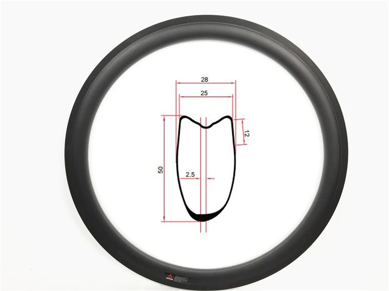 

NEW ASYMMETRICAL 45mm 50mm 55mm 700c Carbon Road Tubular Bicycle Wheel Rims Asymmetric Bike Rim 25mm Width U Shape 2.5mm OFFSET