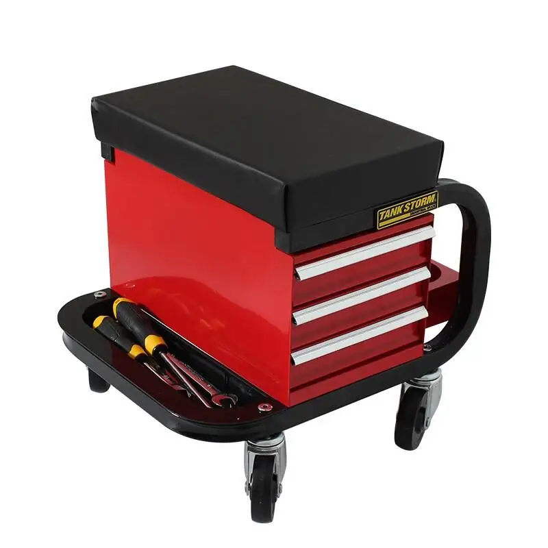 Mobile Multi-function Semi-circular Tool Disc Chair Lift Bench Car Maintenance Tool