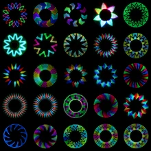 Colorful Fidget Spinner Alloy Rainbow LED Change Gyroscope Hand Spinner For Finger Autism ADHD Adult Childen