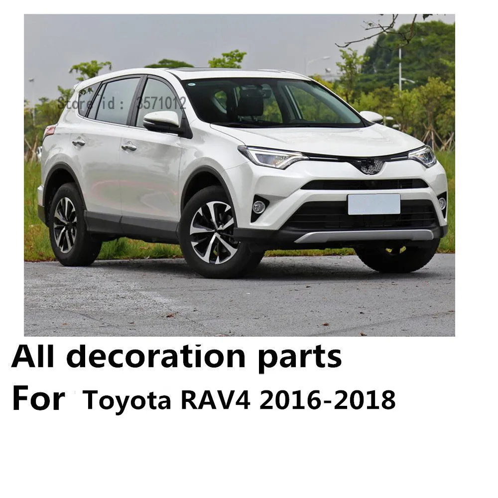 Высокое качество для Toyota RAV4 автомобильный Стайлинг педаль порога Накладка внешний светодиодный порог литье 4 шт