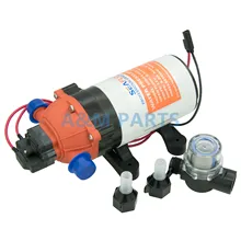 Самостоятельно подкачивающий мембранный насос лодка морской RV мембранный Водяной насос 12 в 70 фунтов/кв. дюйм 2,2 GPM