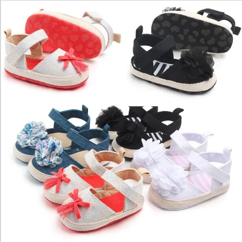 

Spring Autumn Baby Girls Shoes Infant Princess First Walkers Lovely Flower Baby Shoes