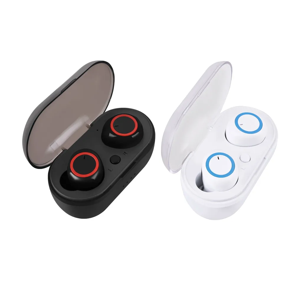 

Mini True Wireless Twins Bluetooth Earbuds In-Ear Stereo Earphones Sport Headset Sports Music Earphones Headsets Handfree Mic