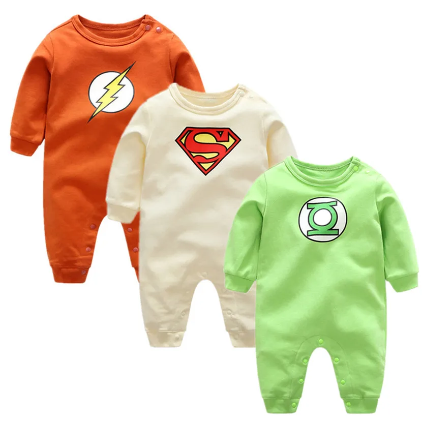 

Cotton Costumes for Kids Baby Unisex Rompers Fashion O Neck Long Sleeve Newborn Boy Girl Jumpsuits Outfits Toddler Overalls 0-2Y