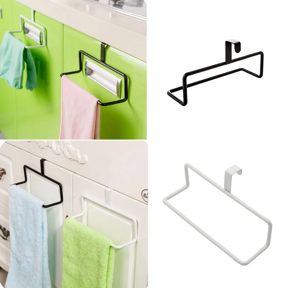 1pcs Hanger Over Door Kitchen Towel Holder Drawer Hook Storagedoor towel holderkitchen