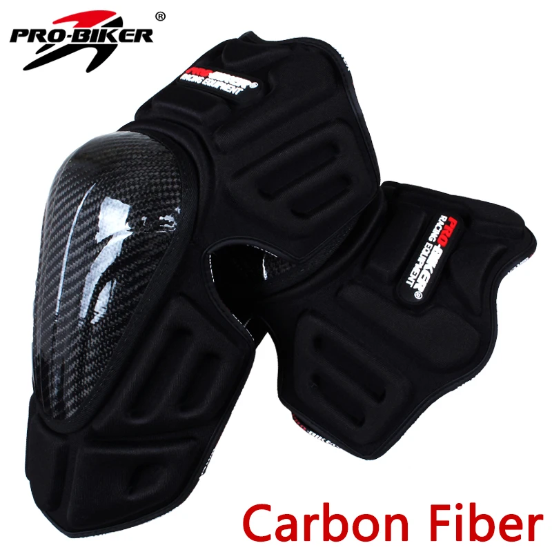 PRO BIKER Motorcycle Protective kneepad Carbon Fiber Knee Guards