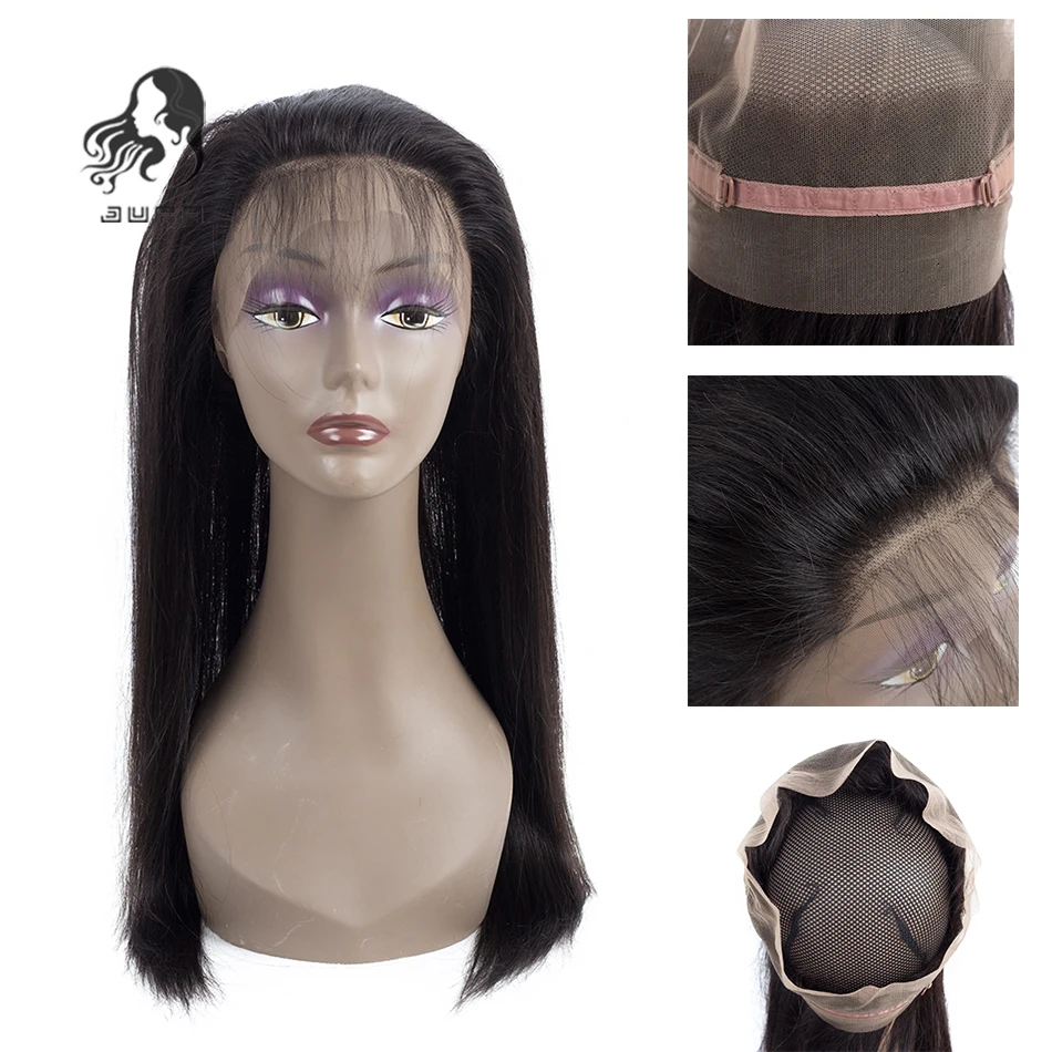 

Ear To Ear 360 Lace Frontal Closure 8A Lace Frontals With Baby Hair Malaysian Human Virgin Hair Straight 360 Lace Virgin Hair