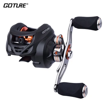 

Goture New Xceed Fishing Reel 8KG Max Drag Centrifugal Brake Baitcasting Reel 6.3:1 11BB Saltwater Freshwater Bait casting Reel