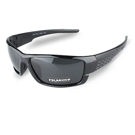 Поляризационные солнцезащитные очки для мужчин и женщин, HD линзы, солнцезащитные очки ночного видения, классические ретро очки для вождения, UV400 - Цвет линз: Bright black