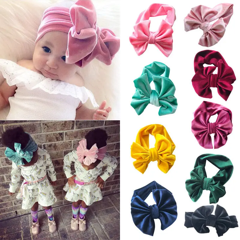 baby velvet headband