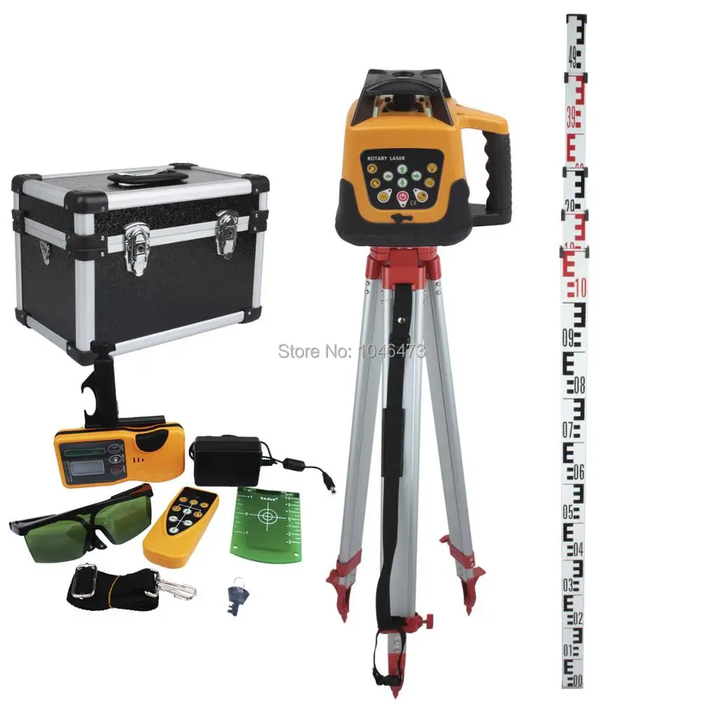 Tripod Staff Automatic Green Beam Self Levelling Rotating Laser Level Rotary