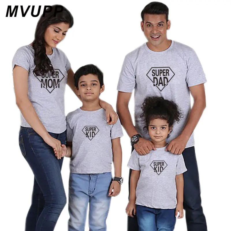 MVUPP/одинаковая семейная одежда для папы, мамы, дочки и сына футболка для папы, мамы и меня комплекты детской одежды костюм для брата