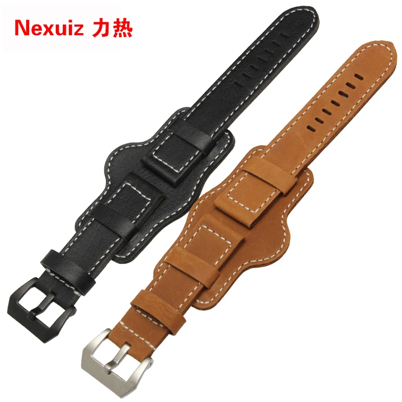 Ремешок для часов из натуральной кожи 22 | 24 мм|luxury watch straps|genuine leather strapwatch strap