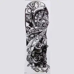 Творческий Временные Татуировки Наклейки Полный Рука Наклейка DIY Большой Водонепроницаемый Боди-Арт Татуировки Pattern Высокое Качество