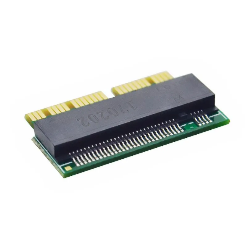 Адаптер M.2 для Macbook Air SSD адаптер MAC M Key PCI E X4 NGFF AHCI 12 + 16pin MACBOOK 2013 2014 2015|Адаптеры карт