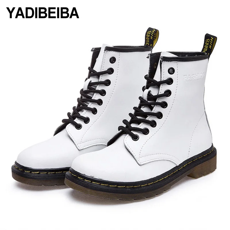 

New Genuine Leather Women Boots Hot Ankle Boots Female Autumn Winter Shoes Woman Couple Motorcycle Boots Women Ankle Boots