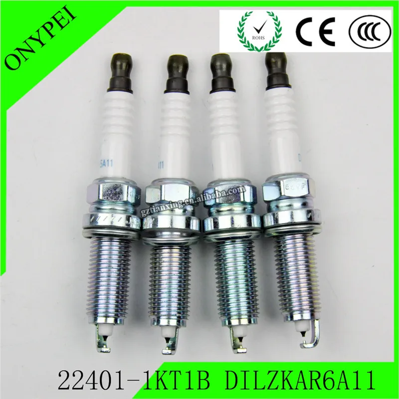 

22401-1KT1B DILZKAR6A11 Dual Iridium Spark Plug For Nissan Juke 22401JA01B DILKAR6A-11 22401 1KT1B DILZKAR6A 11 224011KT1B