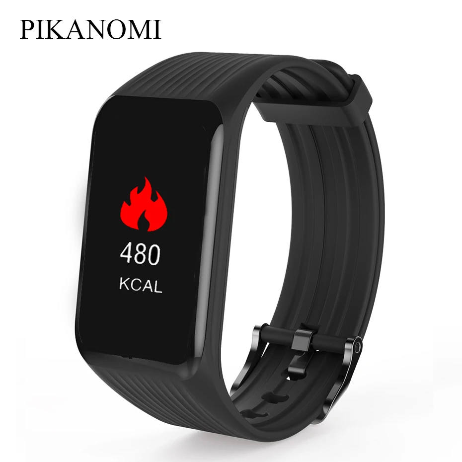 

Smart Wristband K1 Plus Heart Rate Monitor Smart Bracelet IP68 Waterproof Bluetooth Sport Wristband Color Screen Fitness Tracker