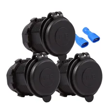 1 Set Cigarette Lighter Socket Splitter 12V-24V 2 Port USB Car Charger Power Adaptor 3colors