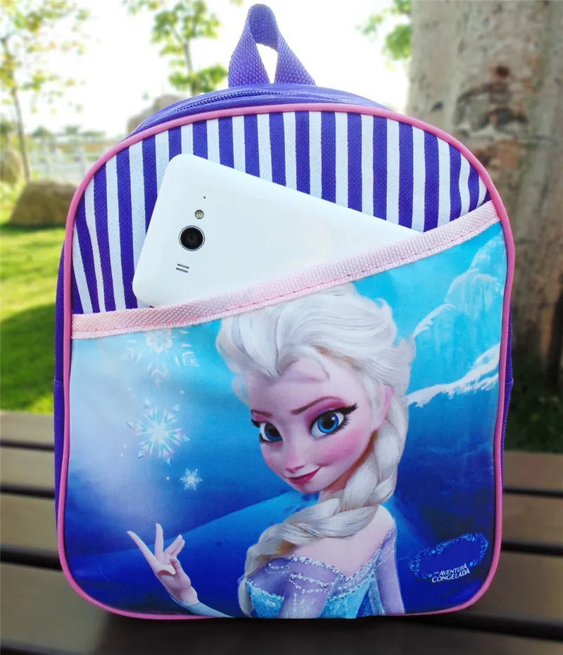 

Disney kid plush bag Frozen Elsa backpack Kindergarten Sofia cartoon bag for School Children girl kid Backpack