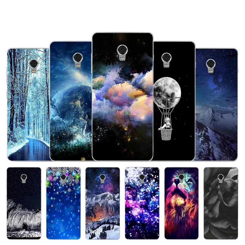 

Back Case for Lenovo Vibe P1 Snowflake Printing Cover Soft Silicone for Fundas Lenovo Vibe P1 P1a42 P1c72 P1c58 Coque 5.5"