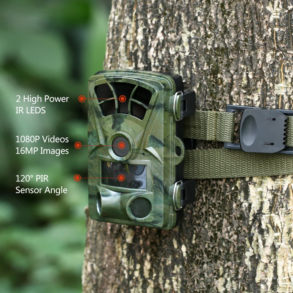 outdoor IP56 Hunting Trail Camera H885 HD 1080P Night Vision Scouting Camera Infrared Waterproof Wide Angle Wildlife Camera (16)
