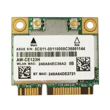 WiFi карта Azurewave AW-CE123H Broadcom BCM94352HMB 802.11ac 2,4G/5 Ghz Mini PCI-E 867Mbps MAC