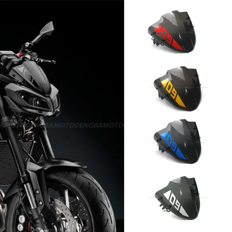 Для YAMAHA MT09 MT 09 FZ FZ09 2017 2019 двойные ветровые экраны для мотоциклов ветровое