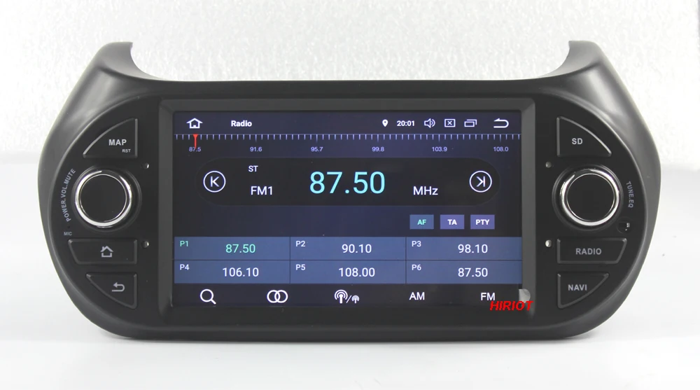 7 ''Android 9,0 DVD gps плеер для Fiat Qubo Citroen с изображениями из мультфильма «В поисках Немо peugeot Bipper радио мультимедиа 4 Гб+ 64 Гб BT Wi-Fi, 8 ядер SD