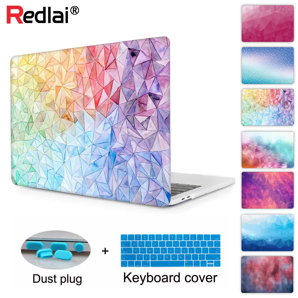 Buy Redlai Geometric Crystal Clear Hard Case Cover for