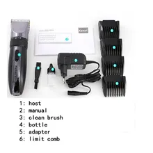 Kemei KM-2171 машинка для стрижки волос с низким уровнем шума, профессиональная машинка для стрижки волос, набор для стрижки мужчин, машинка для стрижки усов