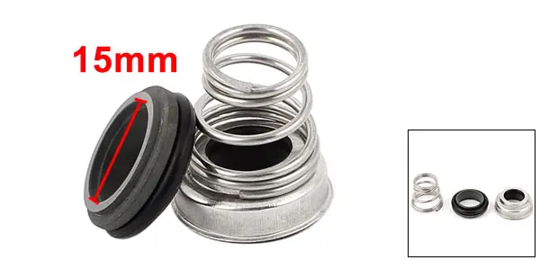 Spring Coil Ceramic Ring Water Pump Mechanical Shaft Seal 15mm Inside Dia