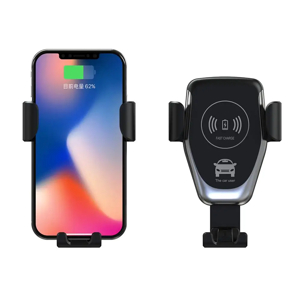 

360 Degree Rotation 15W Wireless Fast Charging Car Mound Phone Holder Charger Degree Rotation 15W Wireless Fast Charging