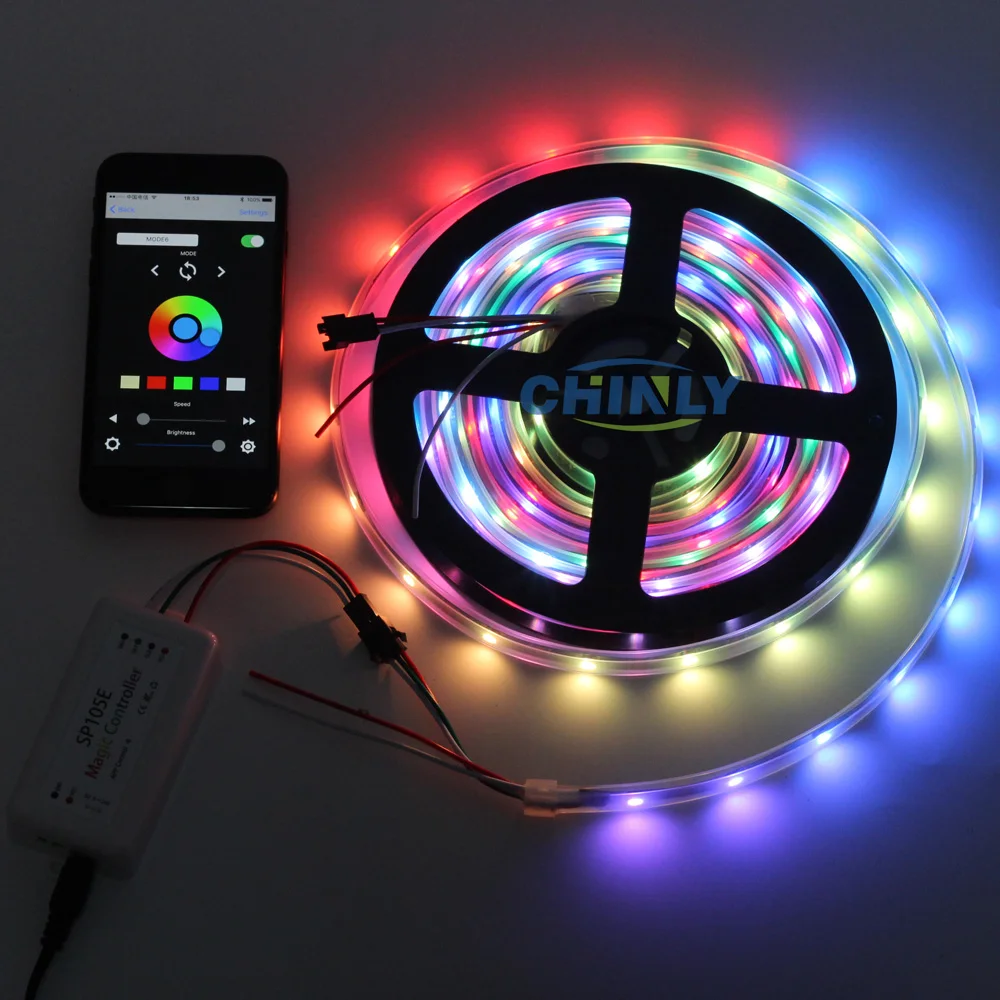 Bluetooth контроллер для светодиодных пикселей с приложением iOS Android WS2811 WS2812B APA102 SK6812